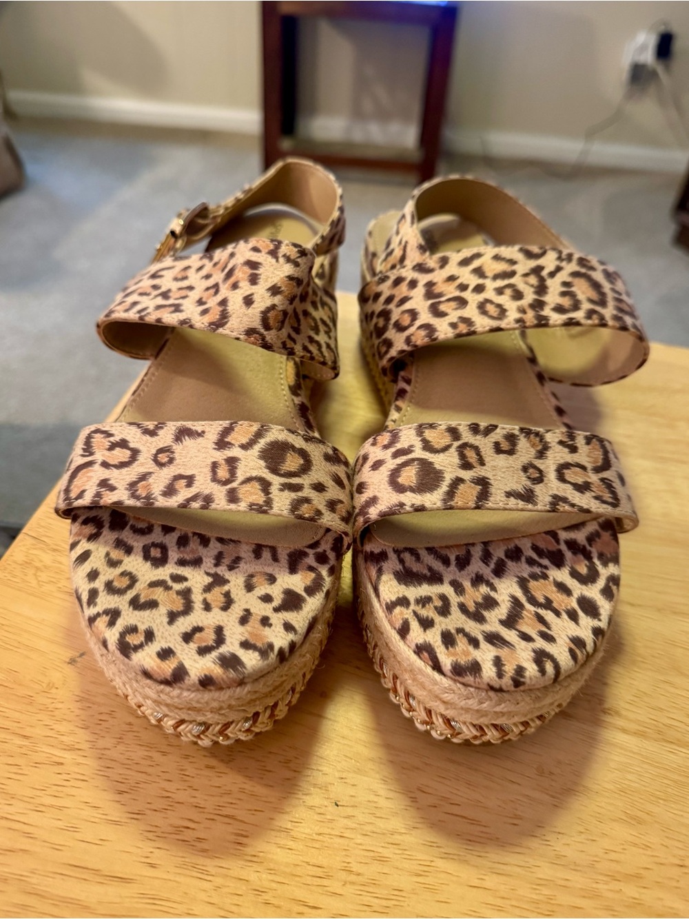 Seven Dials Leopard-Print Platform Espadrille Sandals
